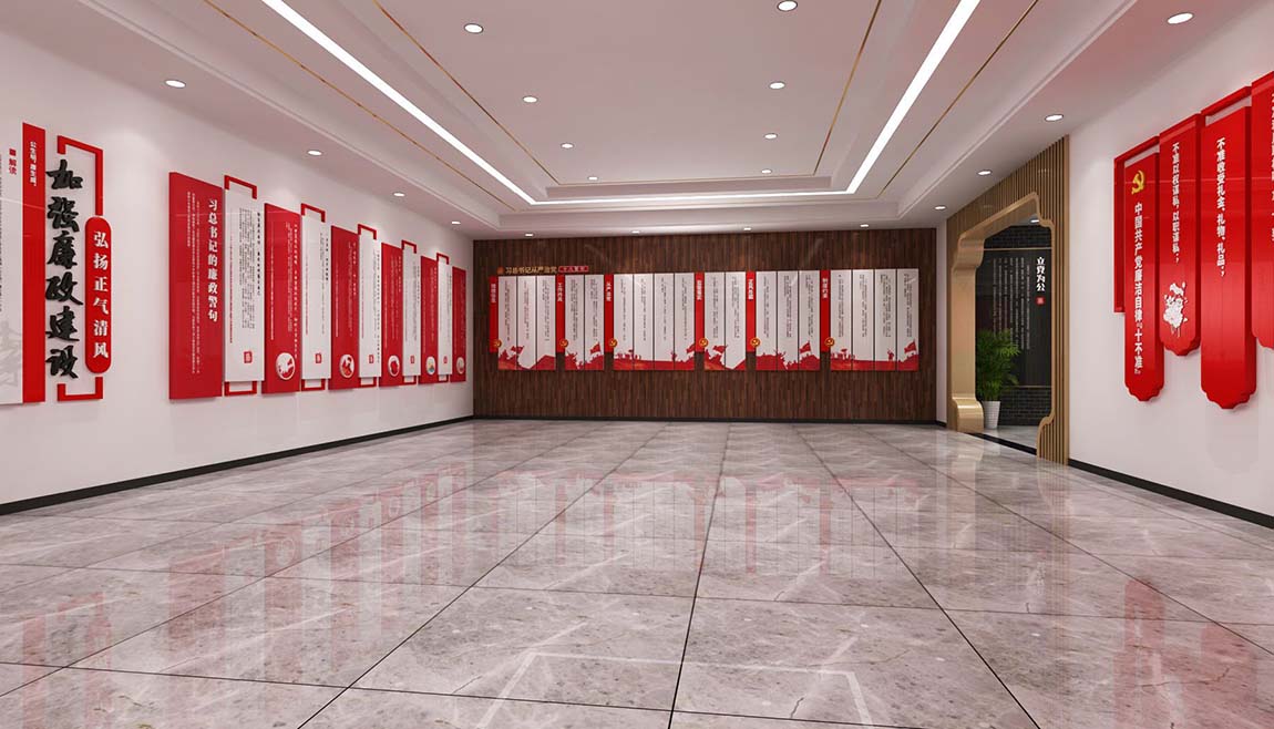 全套中式廉政文化教育館展廳設(shè)計(jì)(圖13)