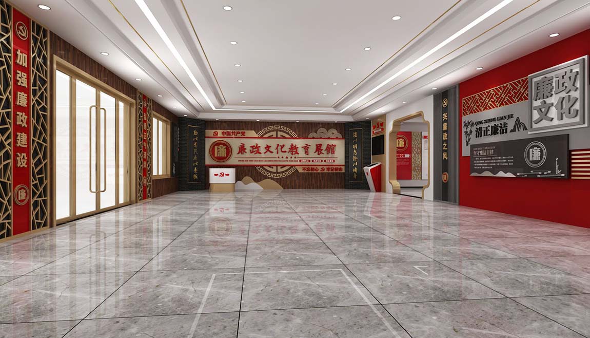 全套中式廉政文化教育館展廳設(shè)計(jì)(圖14)
