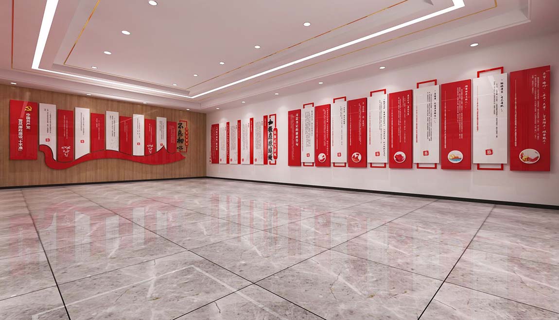 全套中式廉政文化教育館展廳設(shè)計(jì)(圖7)