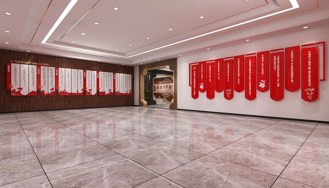 全套中式廉政文化教育館展廳設(shè)計(jì)(圖8)